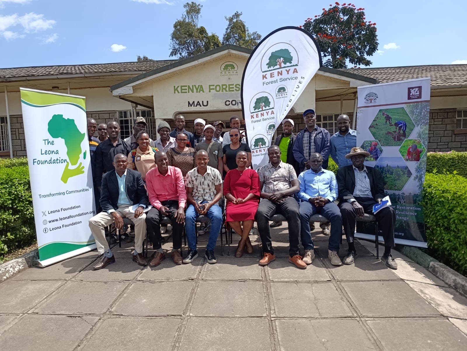Leona Foundation and Kenya Forest Service teams