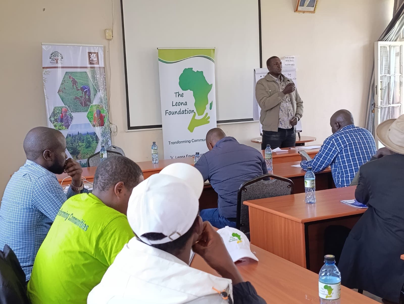 A Leona Foundation training session with community participants